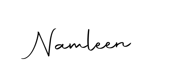 How to make Namleen name signature. Use Autography-DOLnW style for creating short signs online. This is the latest handwritten sign. Namleen signature style 10 images and pictures png