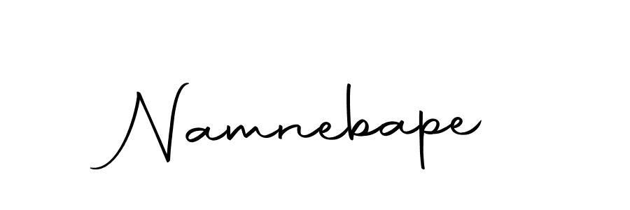 You should practise on your own different ways (Autography-DOLnW) to write your name (Namnebape) in signature. don't let someone else do it for you. Namnebape signature style 10 images and pictures png
