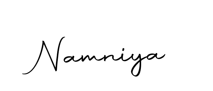 Create a beautiful signature design for name Namniya. With this signature (Autography-DOLnW) fonts, you can make a handwritten signature for free. Namniya signature style 10 images and pictures png