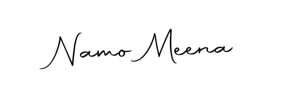 Make a beautiful signature design for name Namo Meena. With this signature (Autography-DOLnW) style, you can create a handwritten signature for free. Namo Meena signature style 10 images and pictures png
