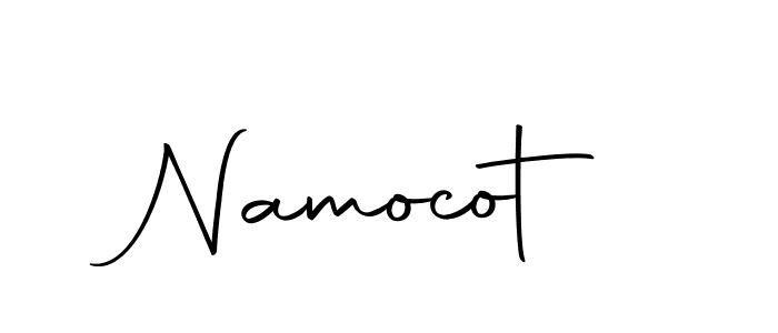 The best way (Autography-DOLnW) to make a short signature is to pick only two or three words in your name. The name Namocot include a total of six letters. For converting this name. Namocot signature style 10 images and pictures png