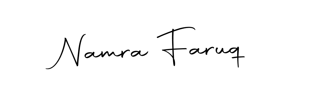 Use a signature maker to create a handwritten signature online. With this signature software, you can design (Autography-DOLnW) your own signature for name Namra Faruq. Namra Faruq signature style 10 images and pictures png
