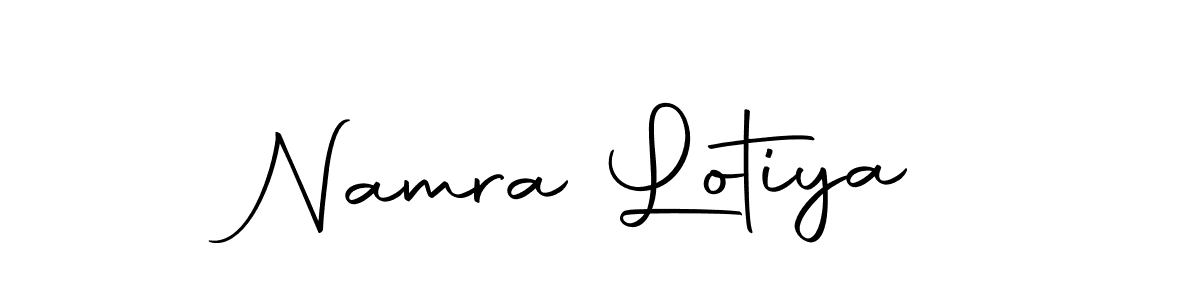 Also we have Namra Lotiya name is the best signature style. Create professional handwritten signature collection using Autography-DOLnW autograph style. Namra Lotiya signature style 10 images and pictures png