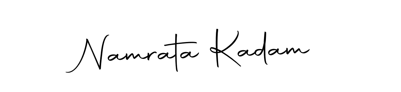 Create a beautiful signature design for name Namrata Kadam. With this signature (Autography-DOLnW) fonts, you can make a handwritten signature for free. Namrata Kadam signature style 10 images and pictures png