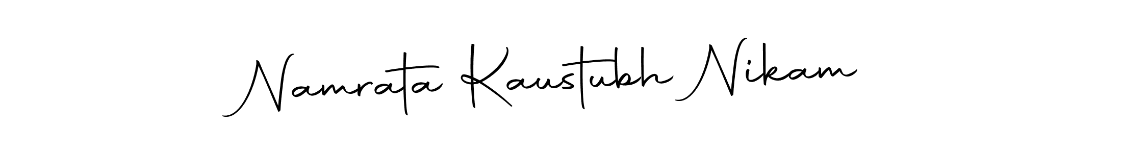 Once you've used our free online signature maker to create your best signature Autography-DOLnW style, it's time to enjoy all of the benefits that Namrata Kaustubh Nikam name signing documents. Namrata Kaustubh Nikam signature style 10 images and pictures png