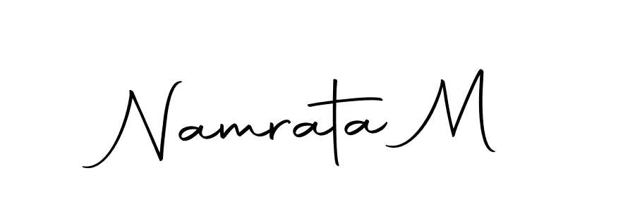 Namrata M stylish signature style. Best Handwritten Sign (Autography-DOLnW) for my name. Handwritten Signature Collection Ideas for my name Namrata M. Namrata M signature style 10 images and pictures png