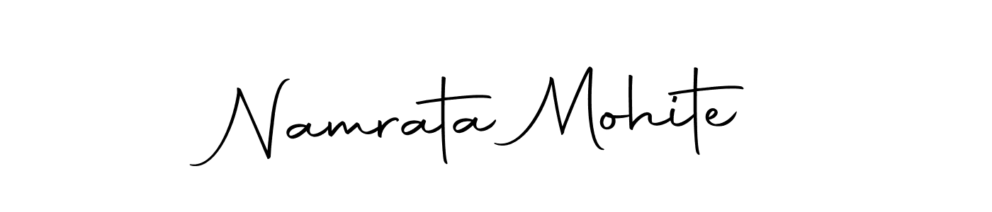 Make a beautiful signature design for name Namrata Mohite. With this signature (Autography-DOLnW) style, you can create a handwritten signature for free. Namrata Mohite signature style 10 images and pictures png