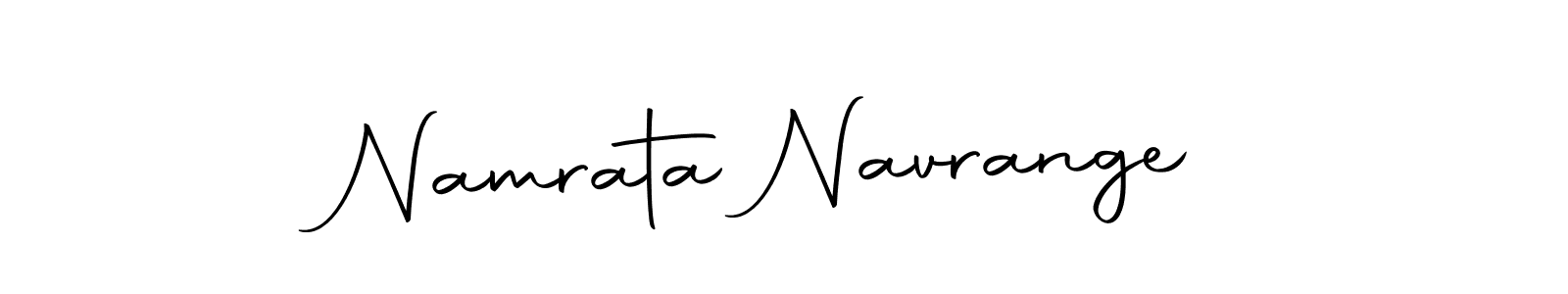 Namrata Navrange stylish signature style. Best Handwritten Sign (Autography-DOLnW) for my name. Handwritten Signature Collection Ideas for my name Namrata Navrange. Namrata Navrange signature style 10 images and pictures png