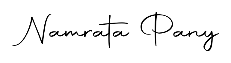 Get inspired by this graceful Autography-DOLnW signature style for name Namrata Pany. Smooth loops and balanced proportions for everyday use. Namrata Pany signature style 10 images and pictures png