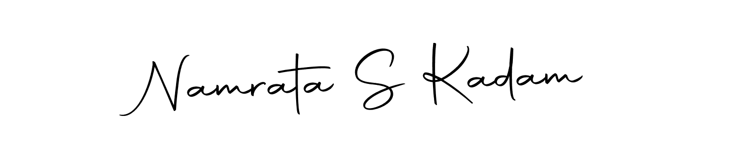 You can use this online signature creator to create a handwritten signature for the name Namrata S Kadam. This is the best online autograph maker. Namrata S Kadam signature style 10 images and pictures png