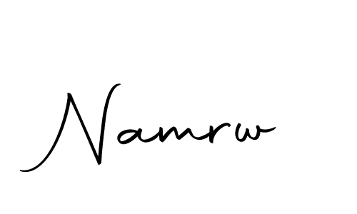 Make a beautiful signature design for name Namrw. Use this online signature maker to create a handwritten signature for free. Namrw signature style 10 images and pictures png