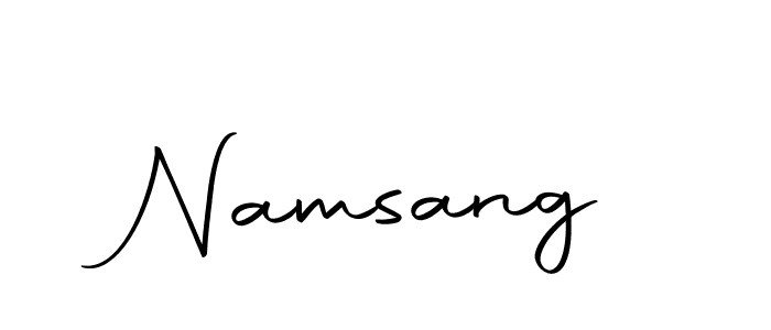 Make a beautiful signature design for name Namsang. With this signature (Autography-DOLnW) style, you can create a handwritten signature for free. Namsang signature style 10 images and pictures png