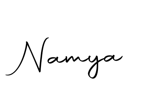 How to make Namya signature? Autography-DOLnW is a professional autograph style. Create handwritten signature for Namya name. Namya signature style 10 images and pictures png