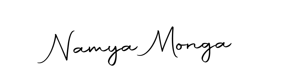 Also we have Namya Monga name is the best signature style. Create professional handwritten signature collection using Autography-DOLnW autograph style. Namya Monga signature style 10 images and pictures png