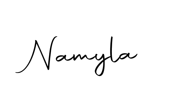 Make a short Namyla signature style. Manage your documents anywhere anytime using Autography-DOLnW. Create and add eSignatures, submit forms, share and send files easily. Namyla signature style 10 images and pictures png