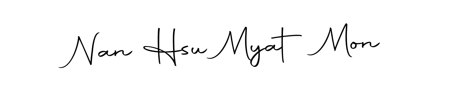 How to make Nan Hsu Myat Mon signature? Autography-DOLnW is a professional autograph style. Create handwritten signature for Nan Hsu Myat Mon name. Nan Hsu Myat Mon signature style 10 images and pictures png