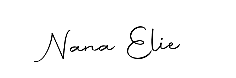 Autography-DOLnW is a professional signature style that is perfect for those who want to add a touch of class to their signature. It is also a great choice for those who want to make their signature more unique. Get Nana Elie name to fancy signature for free. Nana Elie signature style 10 images and pictures png