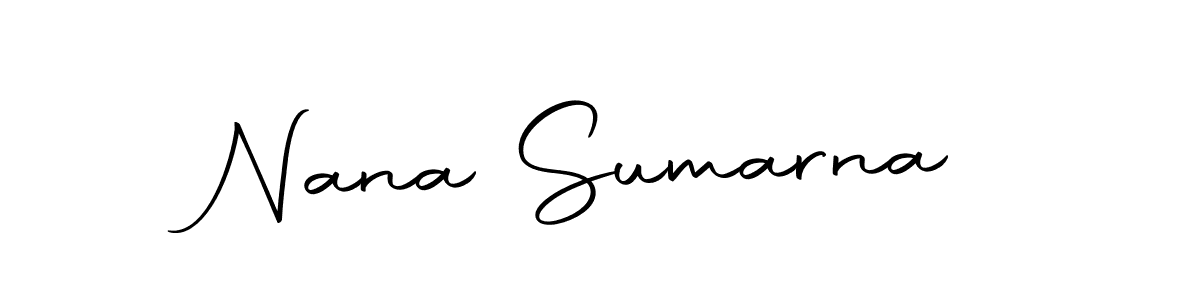 Nana Sumarna stylish signature style. Best Handwritten Sign (Autography-DOLnW) for my name. Handwritten Signature Collection Ideas for my name Nana Sumarna. Nana Sumarna signature style 10 images and pictures png