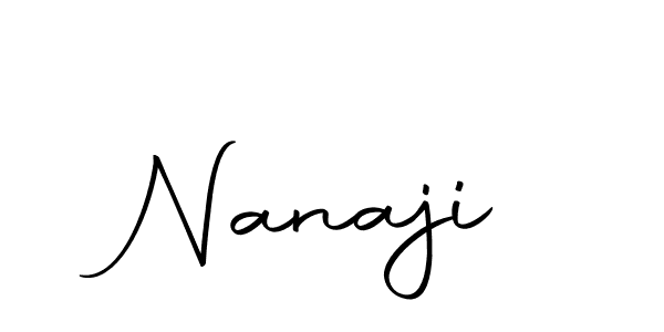 Make a beautiful signature design for name Nanaji. Use this online signature maker to create a handwritten signature for free. Nanaji signature style 10 images and pictures png