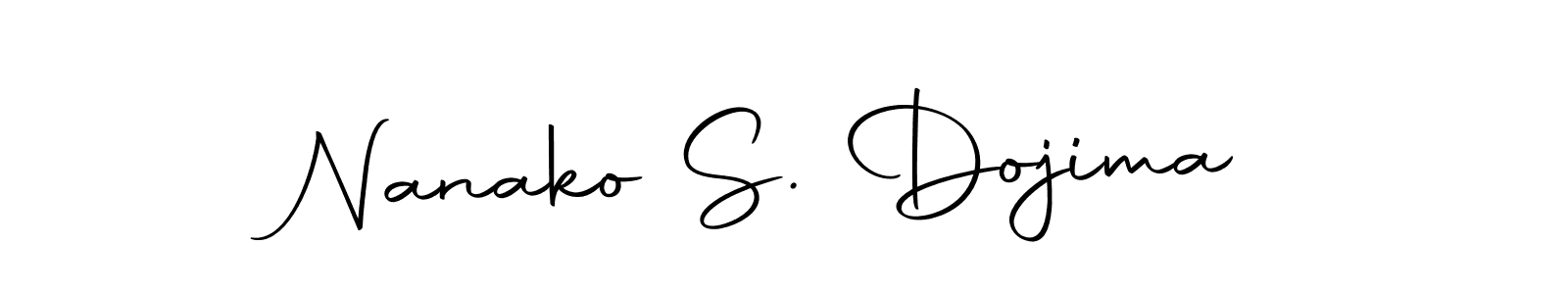 Use a signature maker to create a handwritten signature online. With this signature software, you can design (Autography-DOLnW) your own signature for name Nanako S. Dojima. Nanako S. Dojima signature style 10 images and pictures png