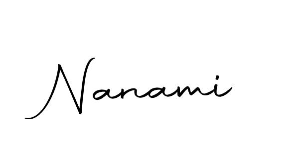 How to make Nanami signature? Autography-DOLnW is a professional autograph style. Create handwritten signature for Nanami name. Nanami signature style 10 images and pictures png