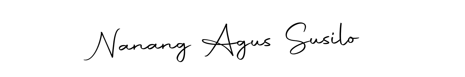 It looks lik you need a new signature style for name Nanang Agus Susilo. Design unique handwritten (Autography-DOLnW) signature with our free signature maker in just a few clicks. Nanang Agus Susilo signature style 10 images and pictures png