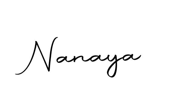 How to make Nanaya signature? Autography-DOLnW is a professional autograph style. Create handwritten signature for Nanaya name. Nanaya signature style 10 images and pictures png