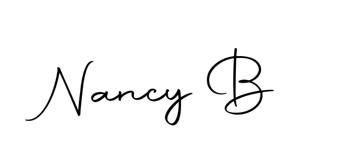 Autography-DOLnW is a professional signature style that is perfect for those who want to add a touch of class to their signature. It is also a great choice for those who want to make their signature more unique. Get Nancy B name to fancy signature for free. Nancy B signature style 10 images and pictures png