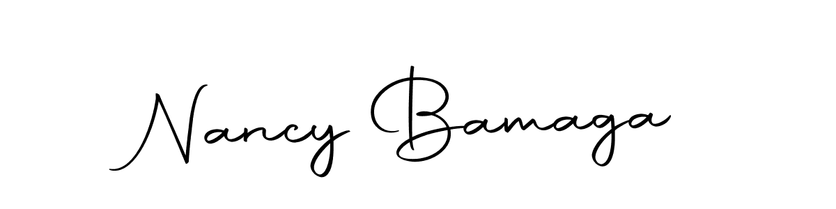 Make a beautiful signature design for name Nancy Bamaga. With this signature (Autography-DOLnW) style, you can create a handwritten signature for free. Nancy Bamaga signature style 10 images and pictures png
