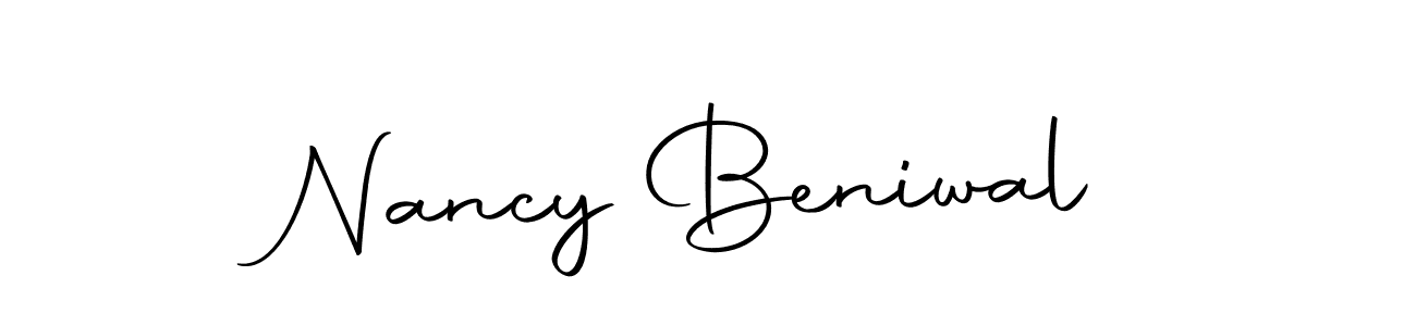 Check out images of Autograph of Nancy Beniwal name. Actor Nancy Beniwal Signature Style. Autography-DOLnW is a professional sign style online. Nancy Beniwal signature style 10 images and pictures png
