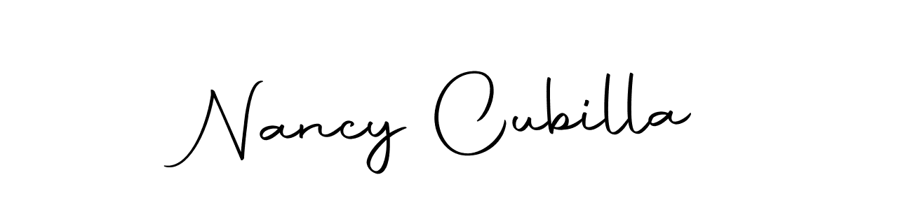 Use a signature maker to create a handwritten signature online. With this signature software, you can design (Autography-DOLnW) your own signature for name Nancy Cubilla. Nancy Cubilla signature style 10 images and pictures png