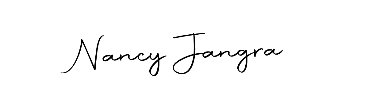 You should practise on your own different ways (Autography-DOLnW) to write your name (Nancy Jangra) in signature. don't let someone else do it for you. Nancy Jangra signature style 10 images and pictures png