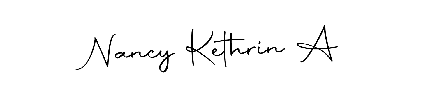 Make a beautiful signature design for name Nancy Kethrin A. With this signature (Autography-DOLnW) style, you can create a handwritten signature for free. Nancy Kethrin A signature style 10 images and pictures png