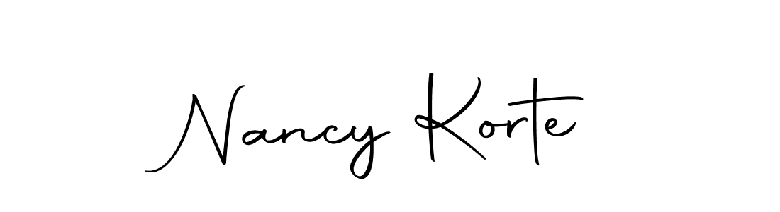 You can use this online signature creator to create a handwritten signature for the name Nancy Korte. This is the best online autograph maker. Nancy Korte signature style 10 images and pictures png