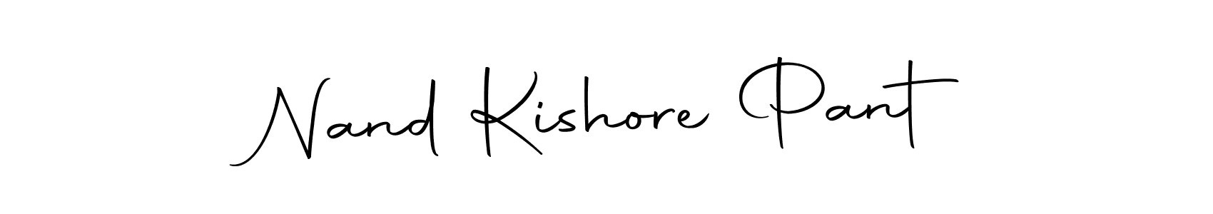 Use a signature maker to create a handwritten signature online. With this signature software, you can design (Autography-DOLnW) your own signature for name Nand Kishore Pant. Nand Kishore Pant signature style 10 images and pictures png