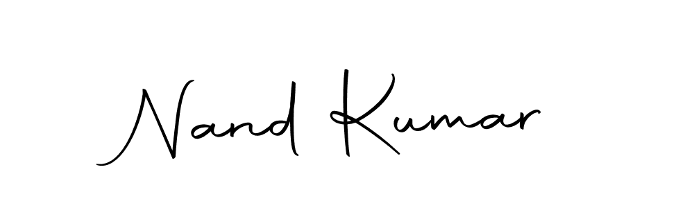 Create a beautiful signature design for name Nand Kumar. With this signature (Autography-DOLnW) fonts, you can make a handwritten signature for free. Nand Kumar signature style 10 images and pictures png