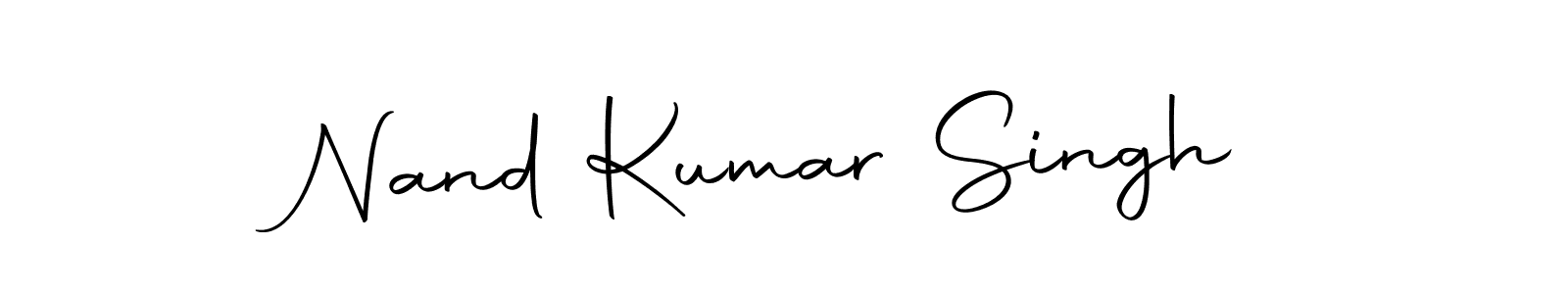 Design your own signature with our free online signature maker. With this signature software, you can create a handwritten (Autography-DOLnW) signature for name Nand Kumar Singh. Nand Kumar Singh signature style 10 images and pictures png