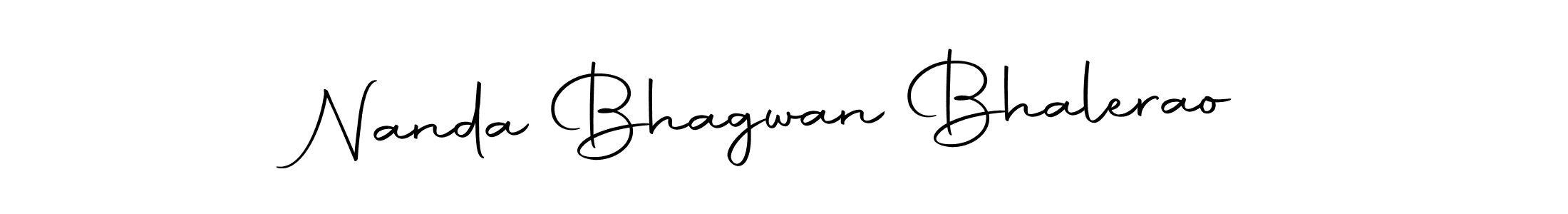 Similarly Autography-DOLnW is the best handwritten signature design. Signature creator online .You can use it as an online autograph creator for name Nanda Bhagwan Bhalerao. Nanda Bhagwan Bhalerao signature style 10 images and pictures png
