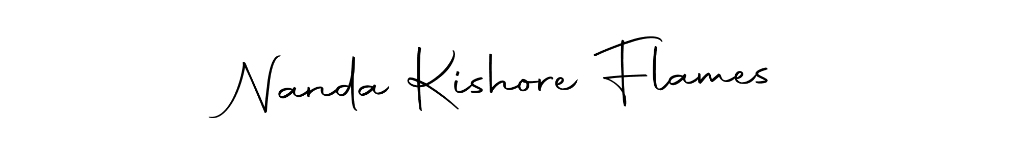 You should practise on your own different ways (Autography-DOLnW) to write your name (Nanda Kishore Flames) in signature. don't let someone else do it for you. Nanda Kishore Flames signature style 10 images and pictures png