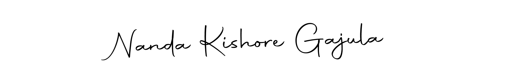 You should practise on your own different ways (Autography-DOLnW) to write your name (Nanda Kishore Gajula) in signature. don't let someone else do it for you. Nanda Kishore Gajula signature style 10 images and pictures png