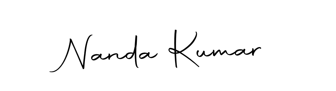 Make a beautiful signature design for name Nanda Kumar. With this signature (Autography-DOLnW) style, you can create a handwritten signature for free. Nanda Kumar signature style 10 images and pictures png