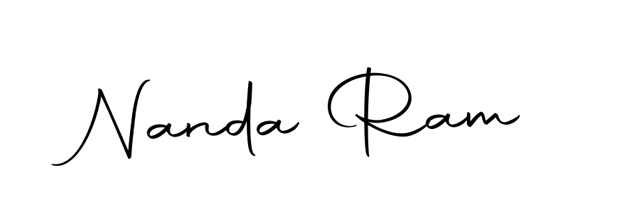 The best way (Autography-DOLnW) to make a short signature is to pick only two or three words in your name. The name Nanda Ram include a total of six letters. For converting this name. Nanda Ram signature style 10 images and pictures png