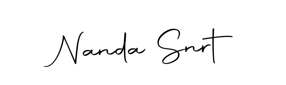 You can use this online signature creator to create a handwritten signature for the name Nanda Snrt. This is the best online autograph maker. Nanda Snrt signature style 10 images and pictures png