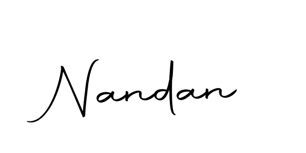 Make a beautiful signature design for name Nandan. Use this online signature maker to create a handwritten signature for free. Nandan signature style 10 images and pictures png