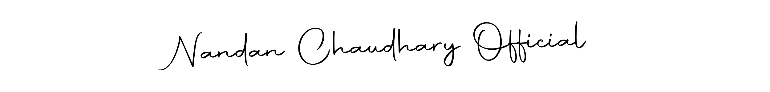 How to Draw Nandan Chaudhary Official signature style? Autography-DOLnW is a latest design signature styles for name Nandan Chaudhary Official. Nandan Chaudhary Official signature style 10 images and pictures png