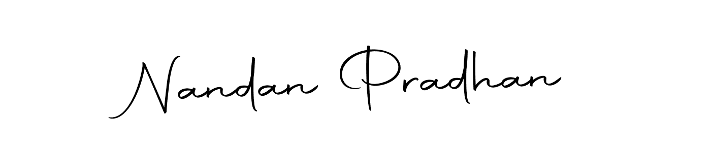 Use a signature maker to create a handwritten signature online. With this signature software, you can design (Autography-DOLnW) your own signature for name Nandan Pradhan. Nandan Pradhan signature style 10 images and pictures png