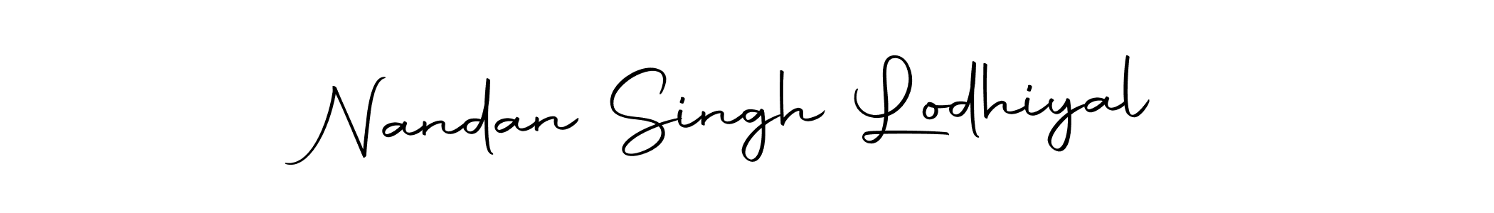 Also we have Nandan Singh Lodhiyal name is the best signature style. Create professional handwritten signature collection using Autography-DOLnW autograph style. Nandan Singh Lodhiyal signature style 10 images and pictures png