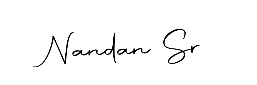 Also You can easily find your signature by using the search form. We will create Nandan Sr name handwritten signature images for you free of cost using Autography-DOLnW sign style. Nandan Sr signature style 10 images and pictures png