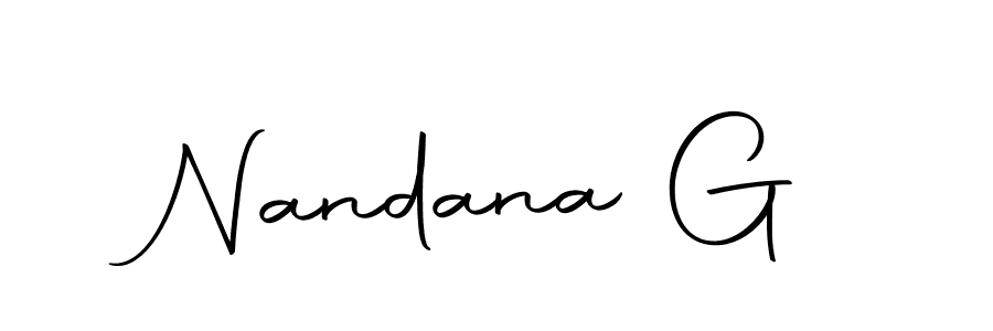 This is the best signature style for the Nandana G name. Also you like these signature font (Autography-DOLnW). Mix name signature. Nandana G signature style 10 images and pictures png