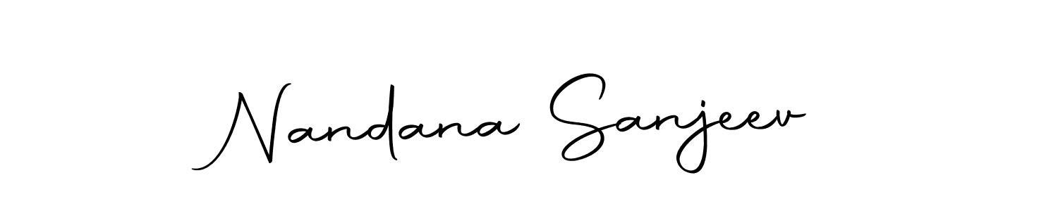 Make a beautiful signature design for name Nandana Sanjeev. With this signature (Autography-DOLnW) style, you can create a handwritten signature for free. Nandana Sanjeev signature style 10 images and pictures png